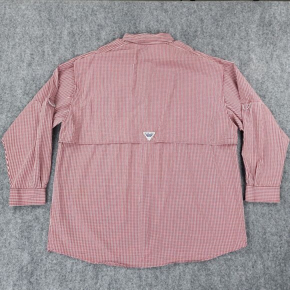 South Carolina Gamecocks Shirt Men XXL Gingham Check Columbia PFG Super Bonehead - Picture 4 of 16